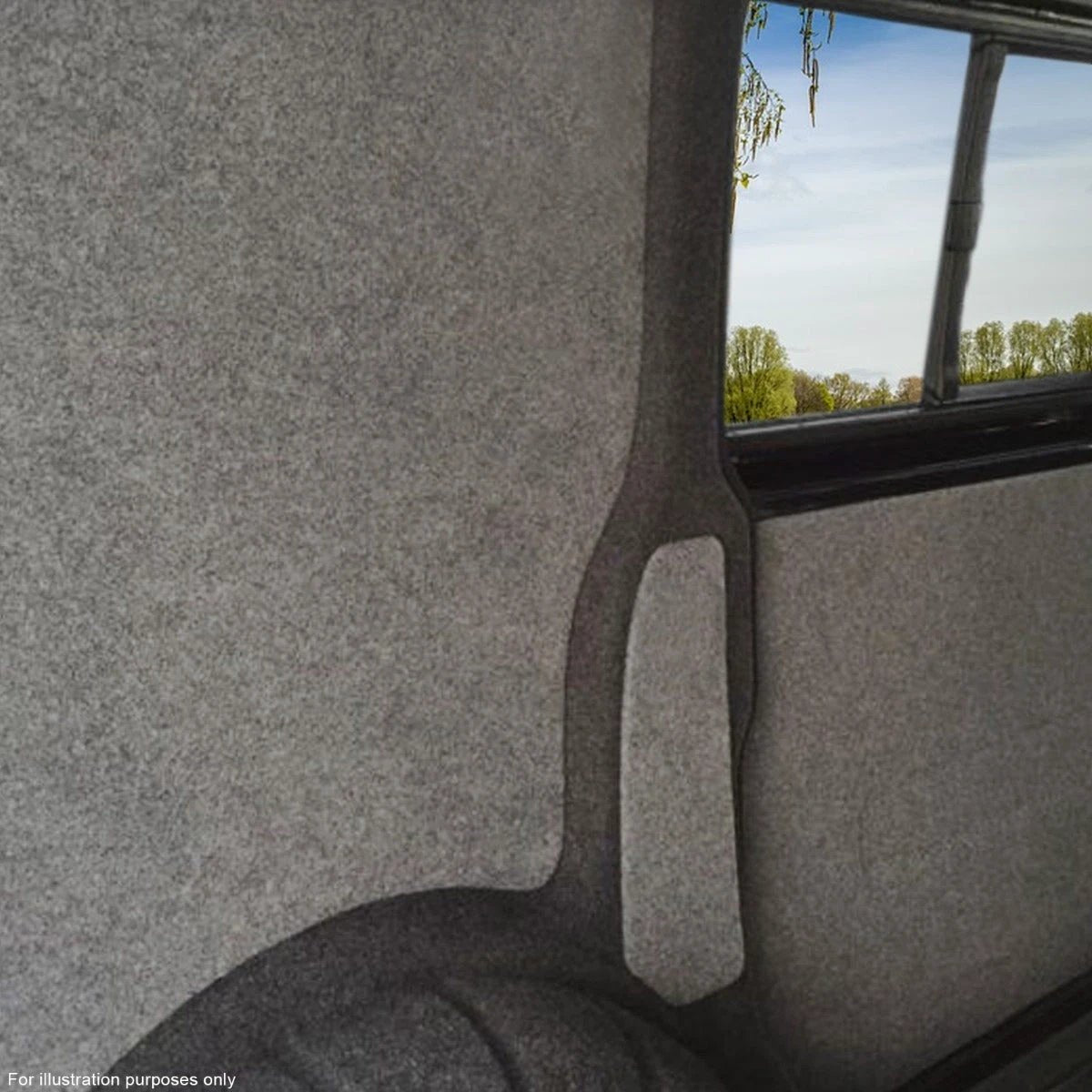Monster Shop Van Carpet Lining Anthracite Grey -