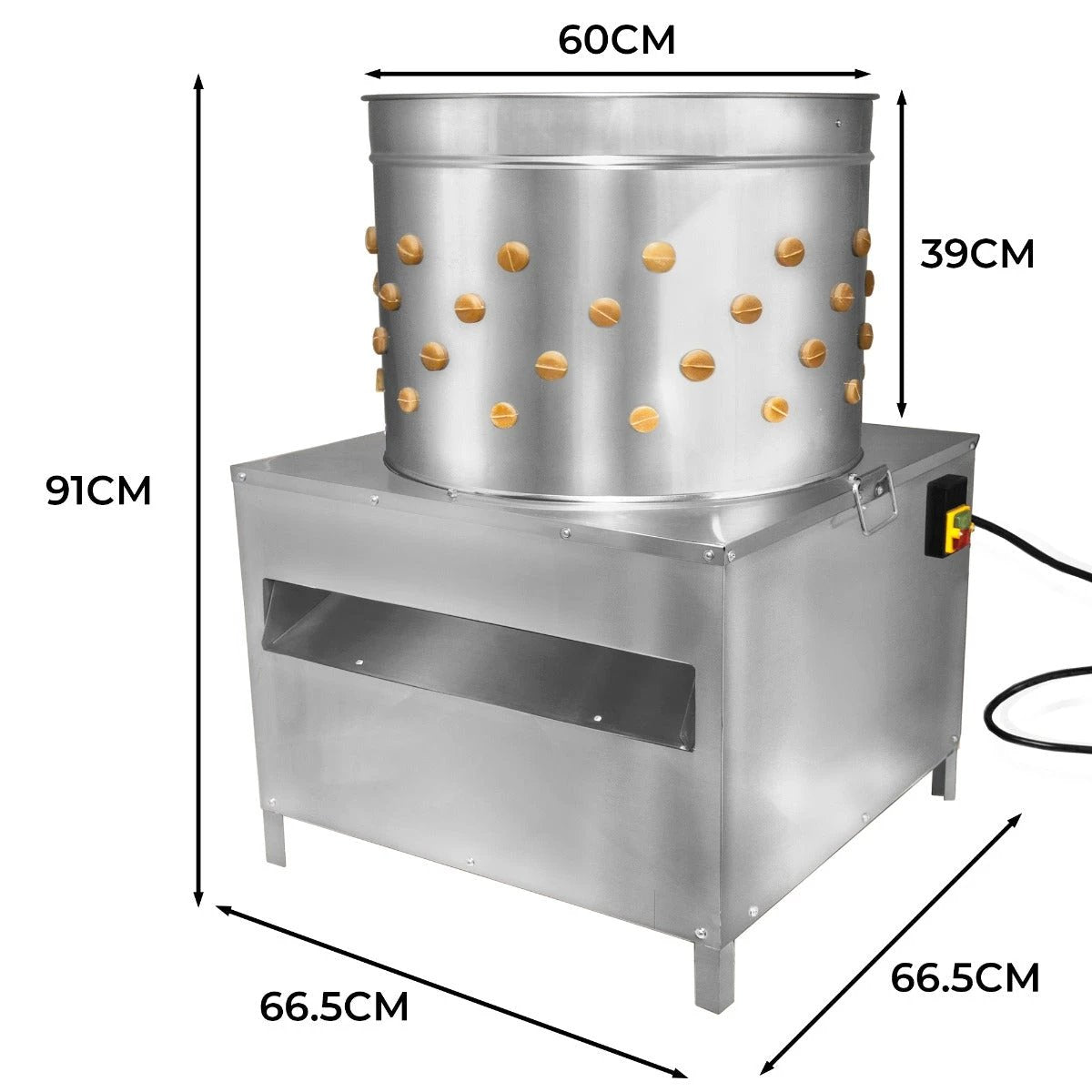 KuKoo Poultry Plucker Machine – 60cm by Monster Shop