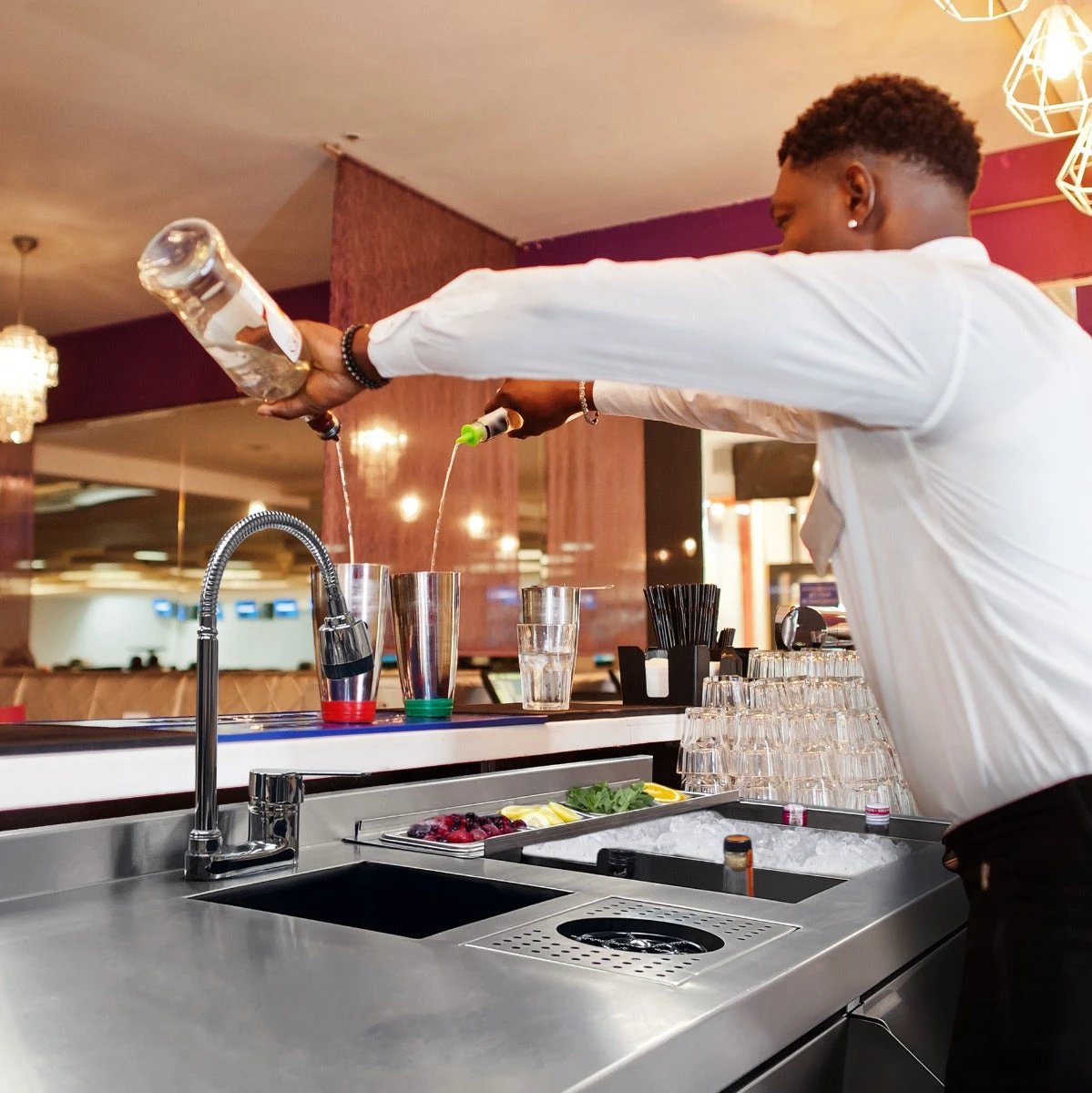 Deluxe Cocktail Bar Station by Monster Shop