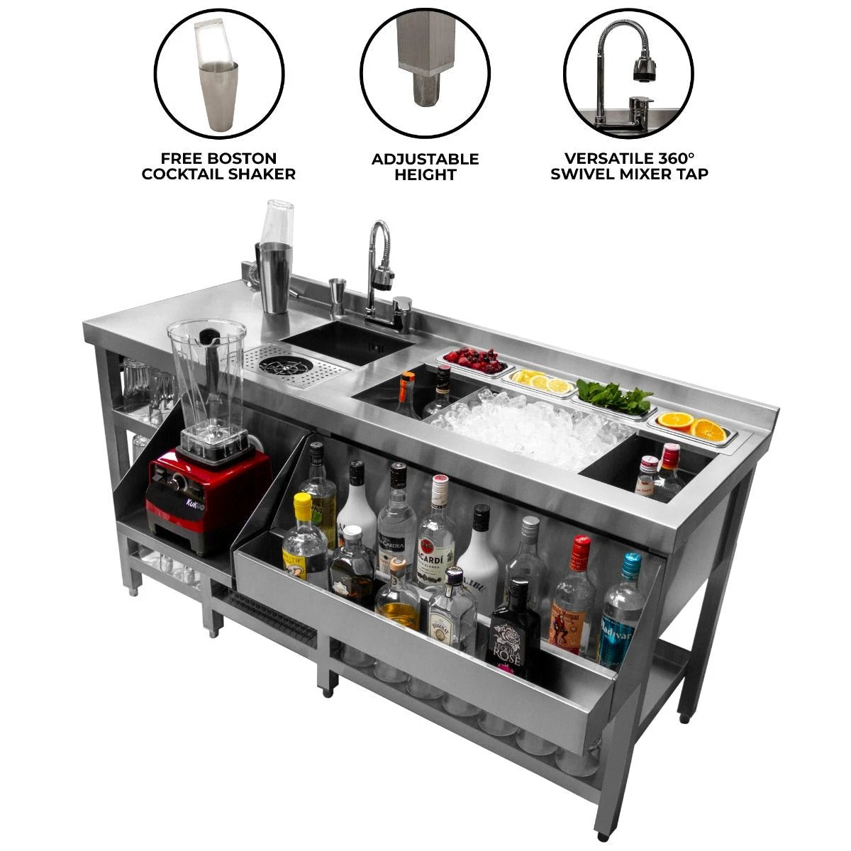 Deluxe Cocktail Bar Station by Monster Shop