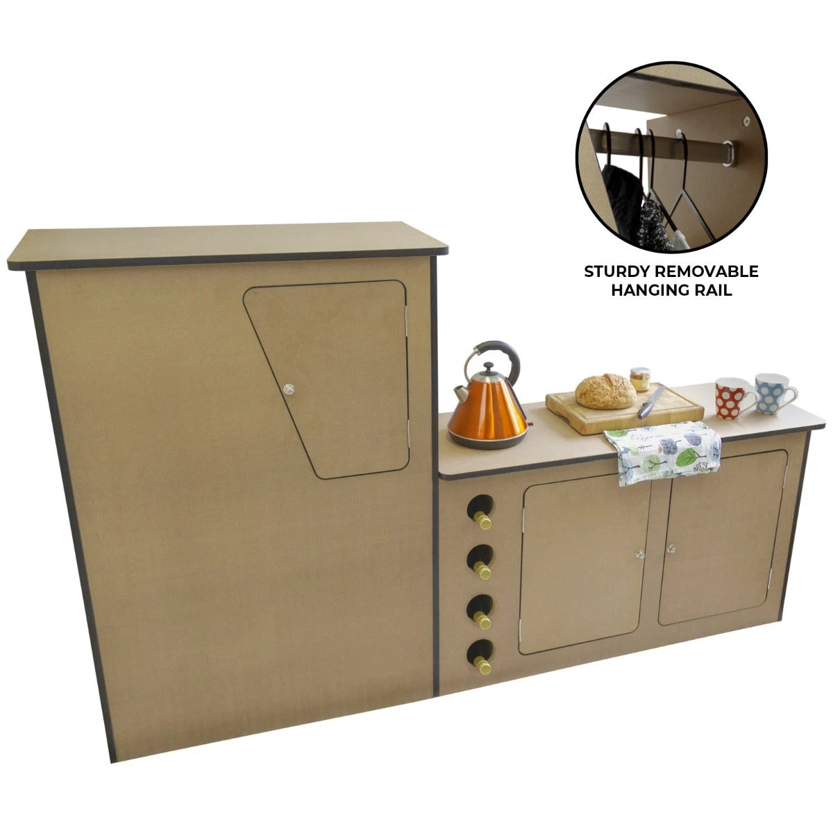 MDF Camper Van Kitchen Unit LHD by Monster Shop