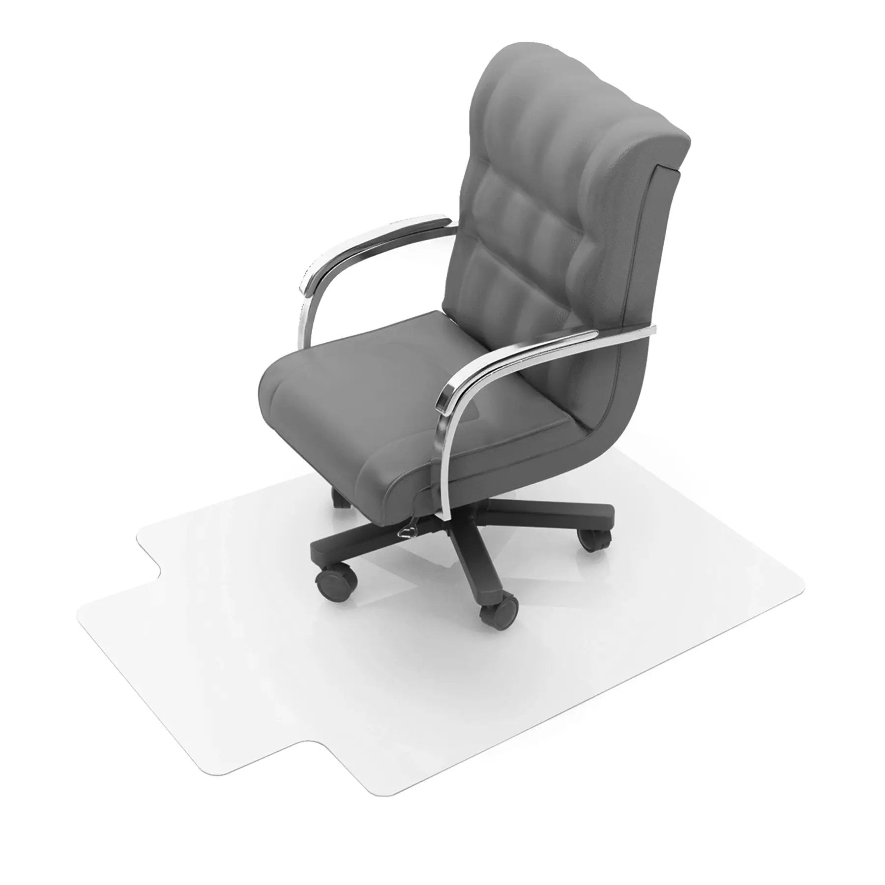 Floortex Advantagemat® Vinyl Lipped Chair Mat for Carpets up to 6mm - 90 x 120cm - Office Mats