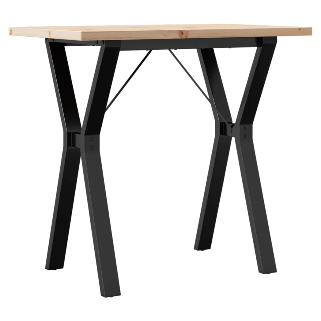 vidaXL vidaXL Dining Table 80x50x75.5 Pine Iron Family - Dining Table