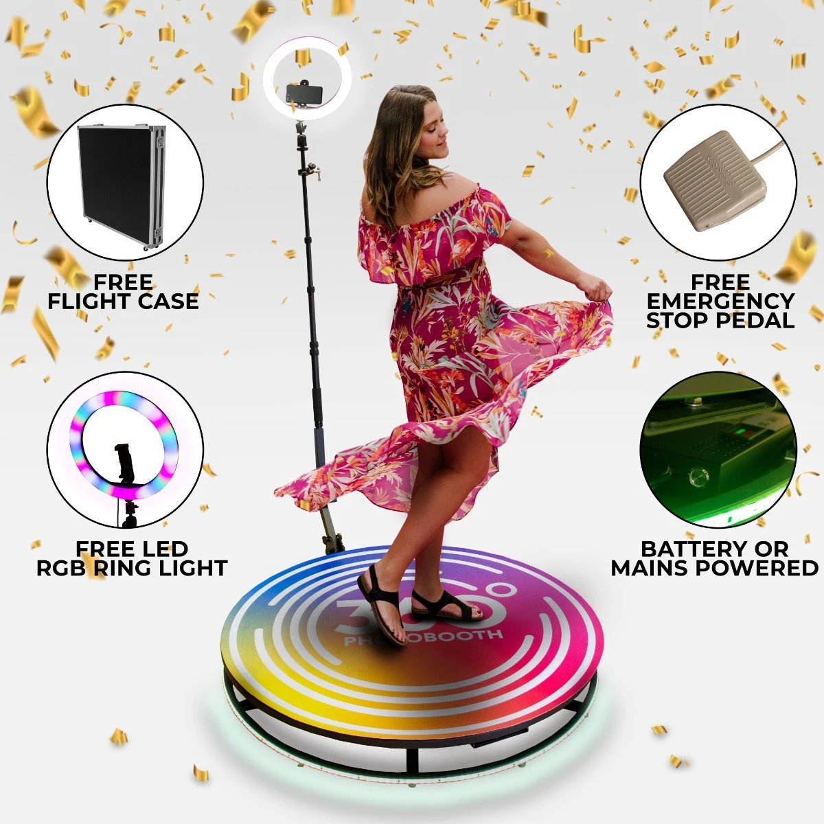 Monster Shop 360 Photo Booth - 115cm -