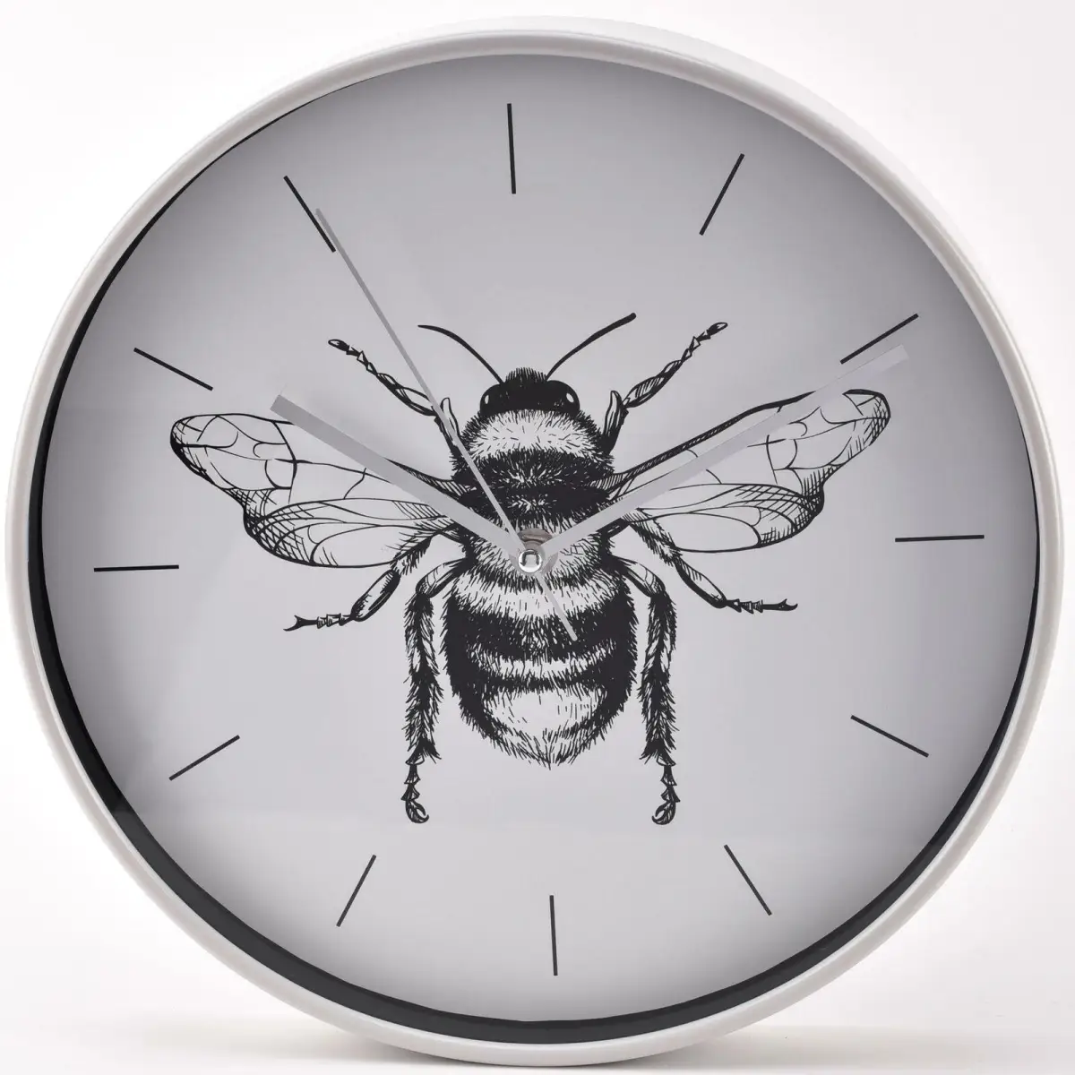 Widdop Widdop BUMBLEBEE WALL CLOCK /LED LIGHT UP TUBE 20CM - Clock