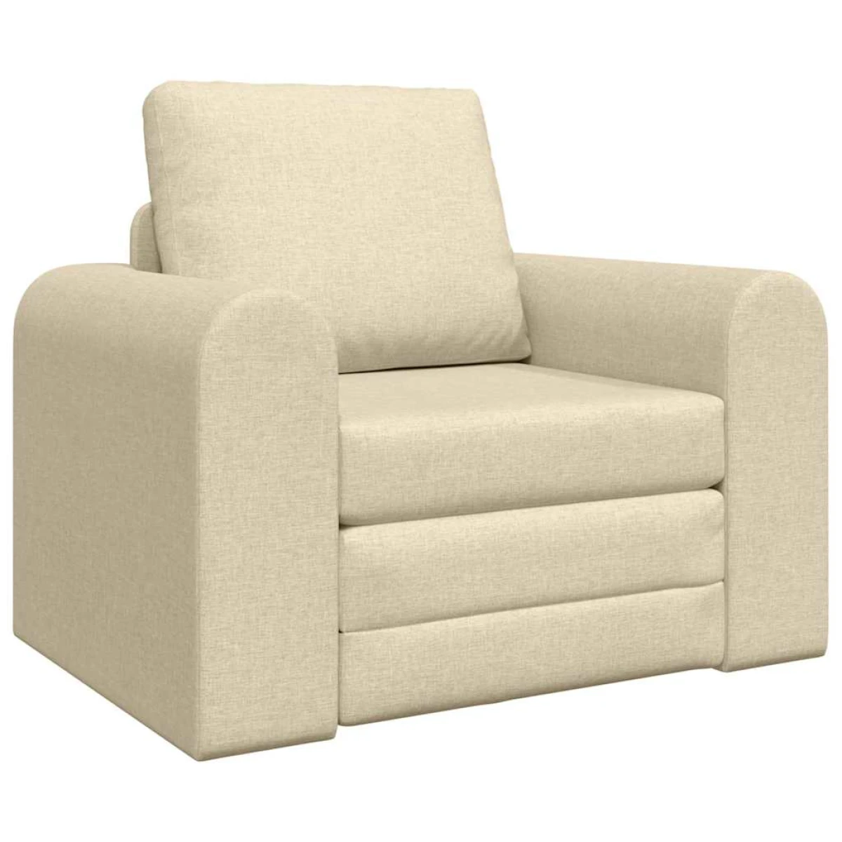 VidaXL Reading Chair 98x71x83 Cream Soft Fabric For Reading by vidaXL