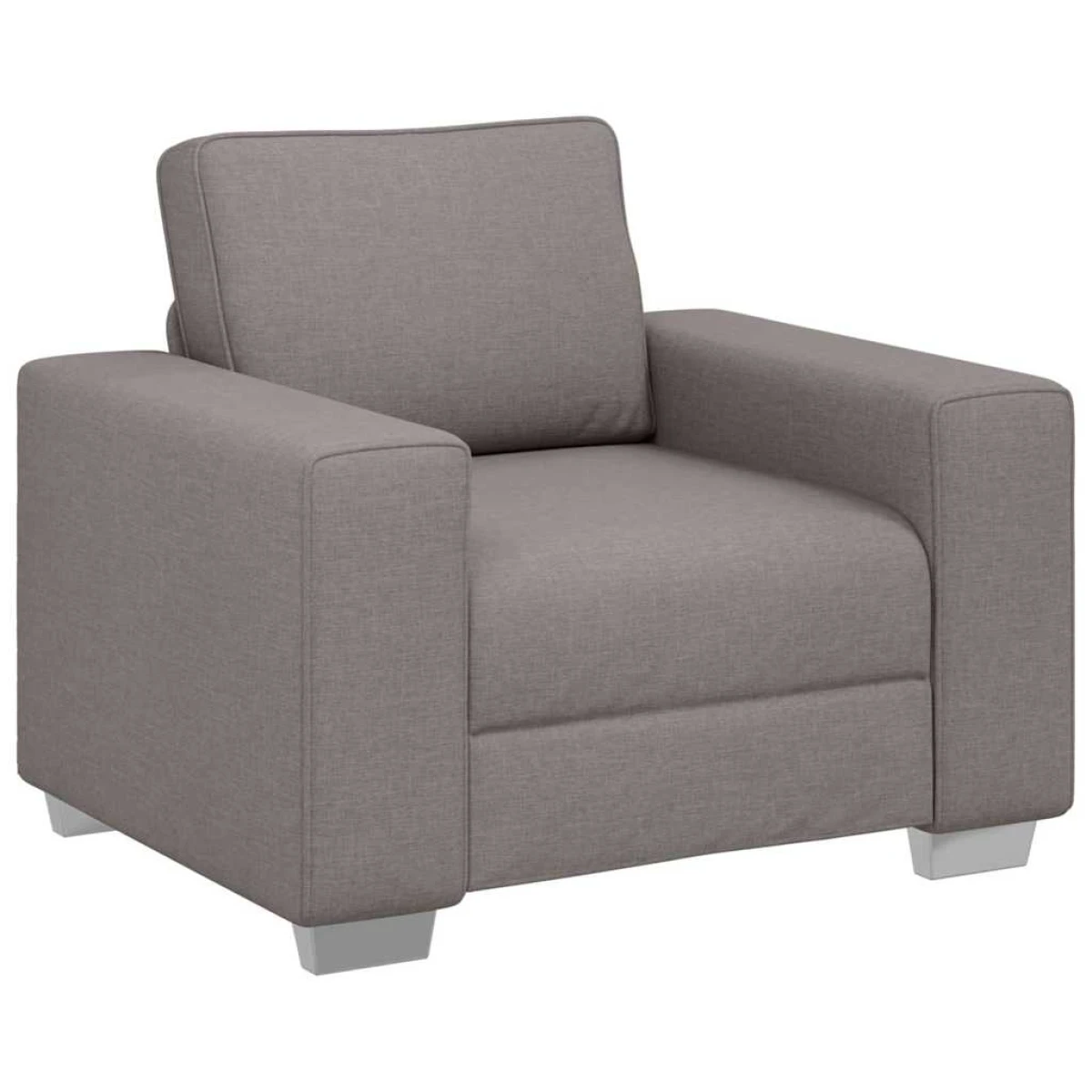 VidaXL Sofa Taupe 100 X 77 X 82 Cm Cushioned Home Use by vidaXL