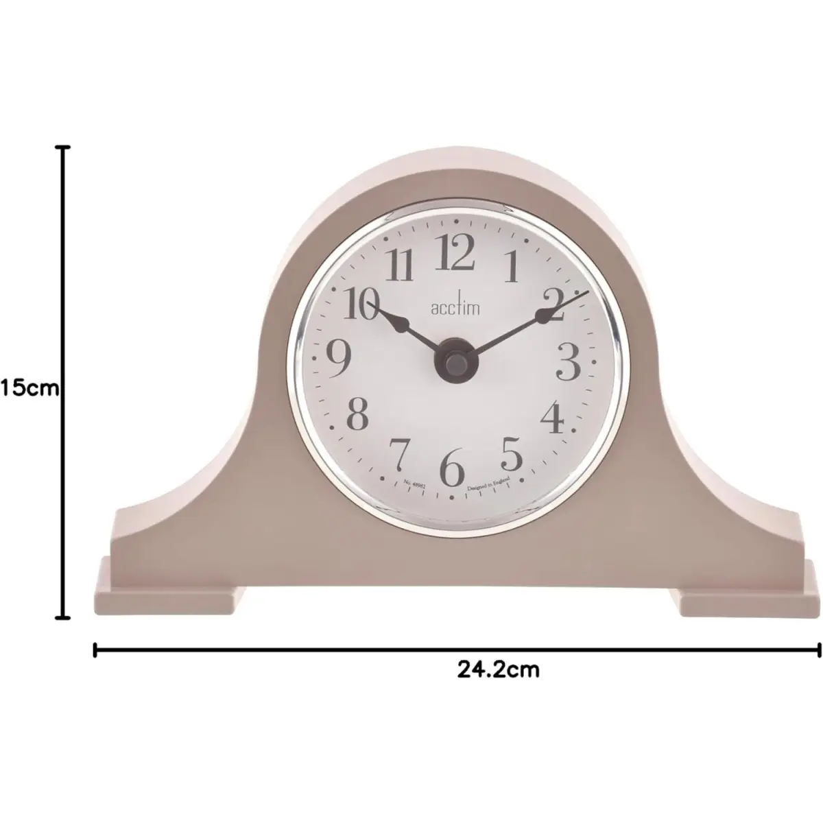 Acctim Acctim Napoleon Quartz Earl Grey Harston Mantle Clock 36962 - Clock