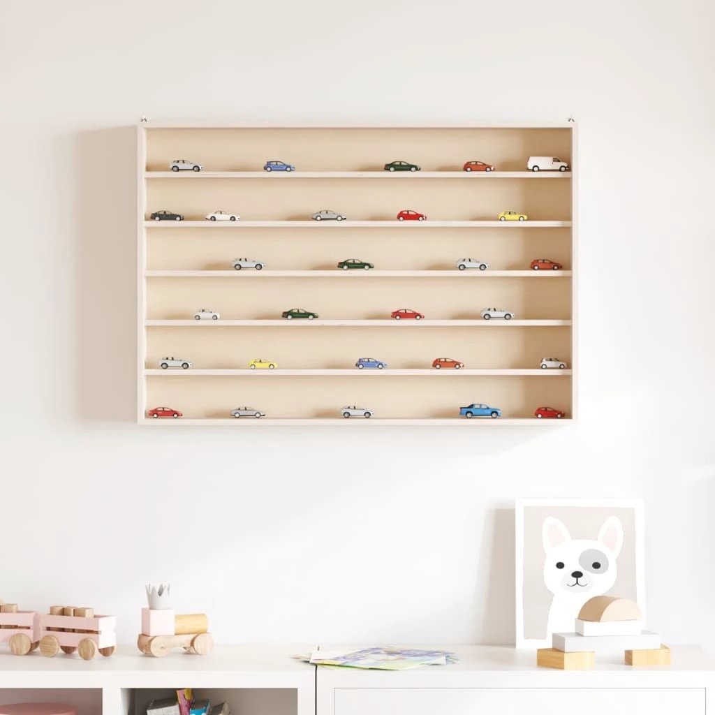 vidaXL Wall Display Cabinet with 6 Shelves 40x8.5x55 cm by vidaXL
