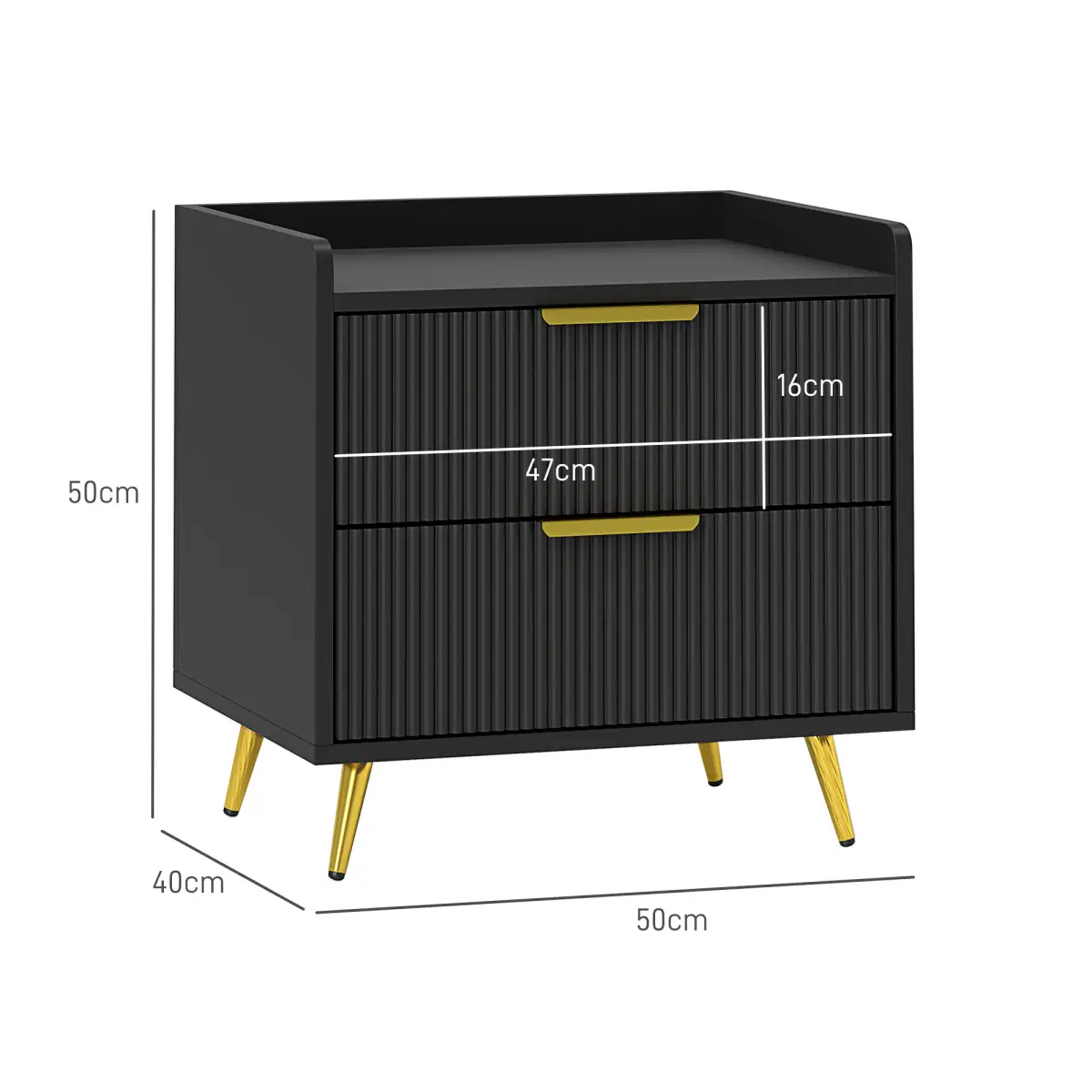 N/A Bedside Tables - Bedside Table