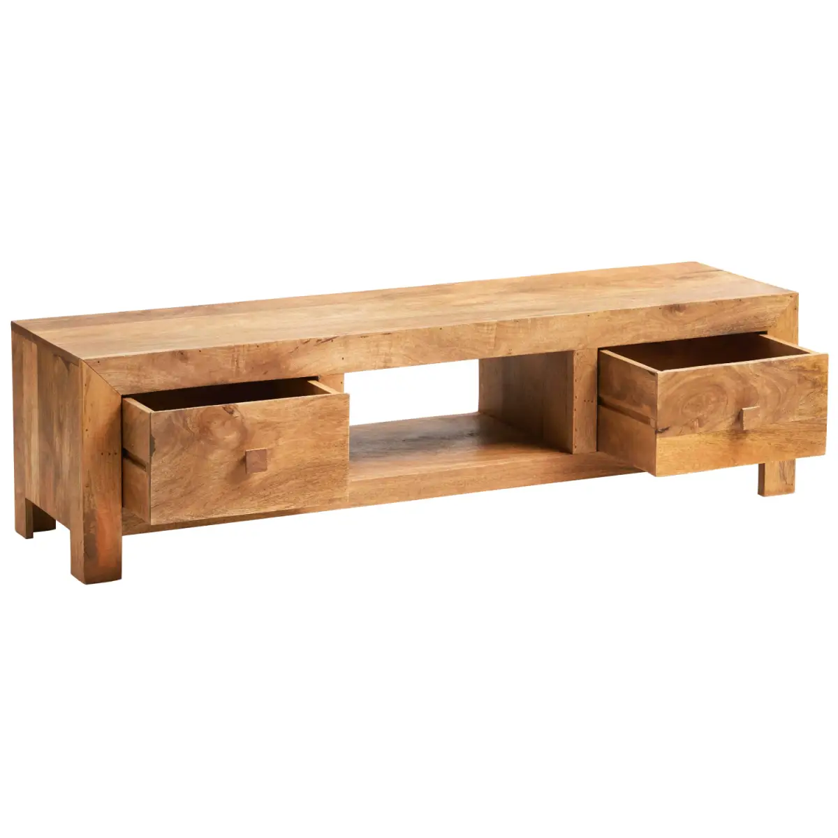 Indian Hub Toko Light Mango Wide Screen Tv Unit - TV Unit