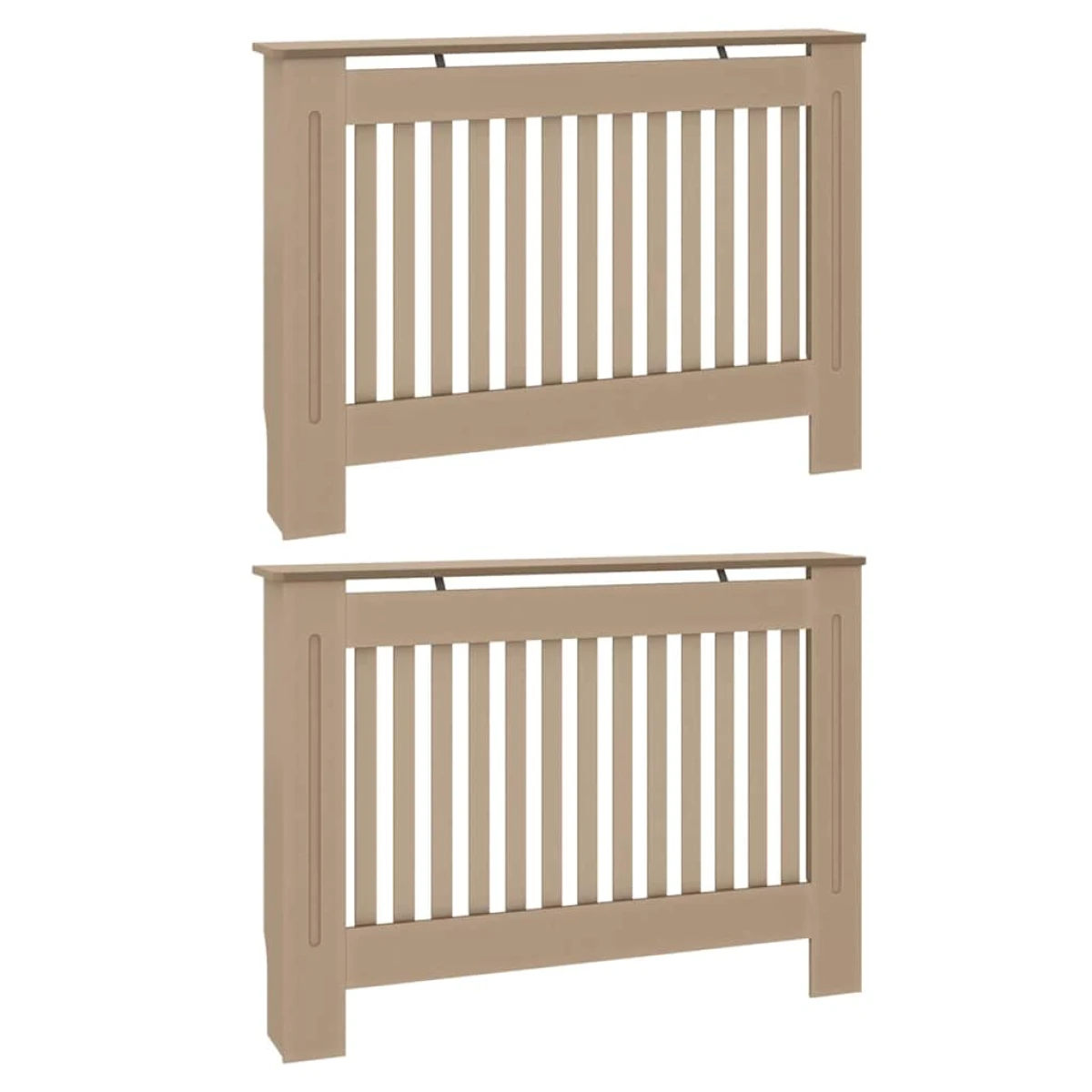 vidaXL Radiator Cover 112 x 19 x 81.5 cm Durable Engineered Wood for Living Rooms by vidaXL