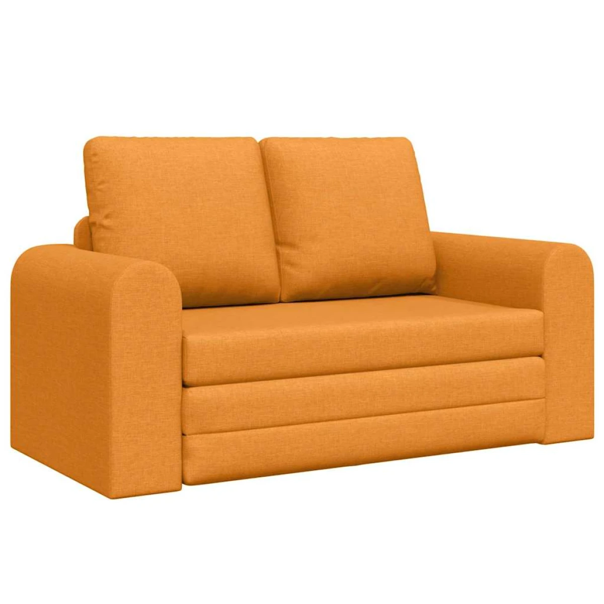 VidaXL Sofa Bed 148x71x83 CM Fabric Dark Yellow Home Use by vidaXL