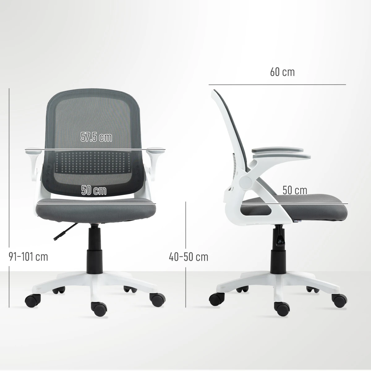 N/A MeshPro Office Chair 16in Mesh Back Home - Office Chair