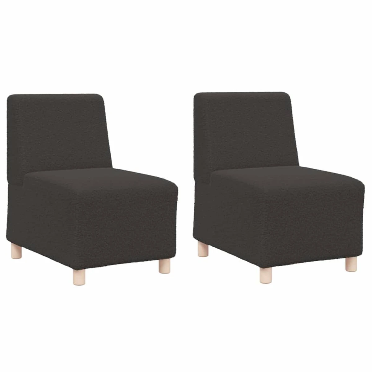 VidaXL Corduroy Modular Sofa Armless 55x74x82 cm LivingRoom by vidaXL