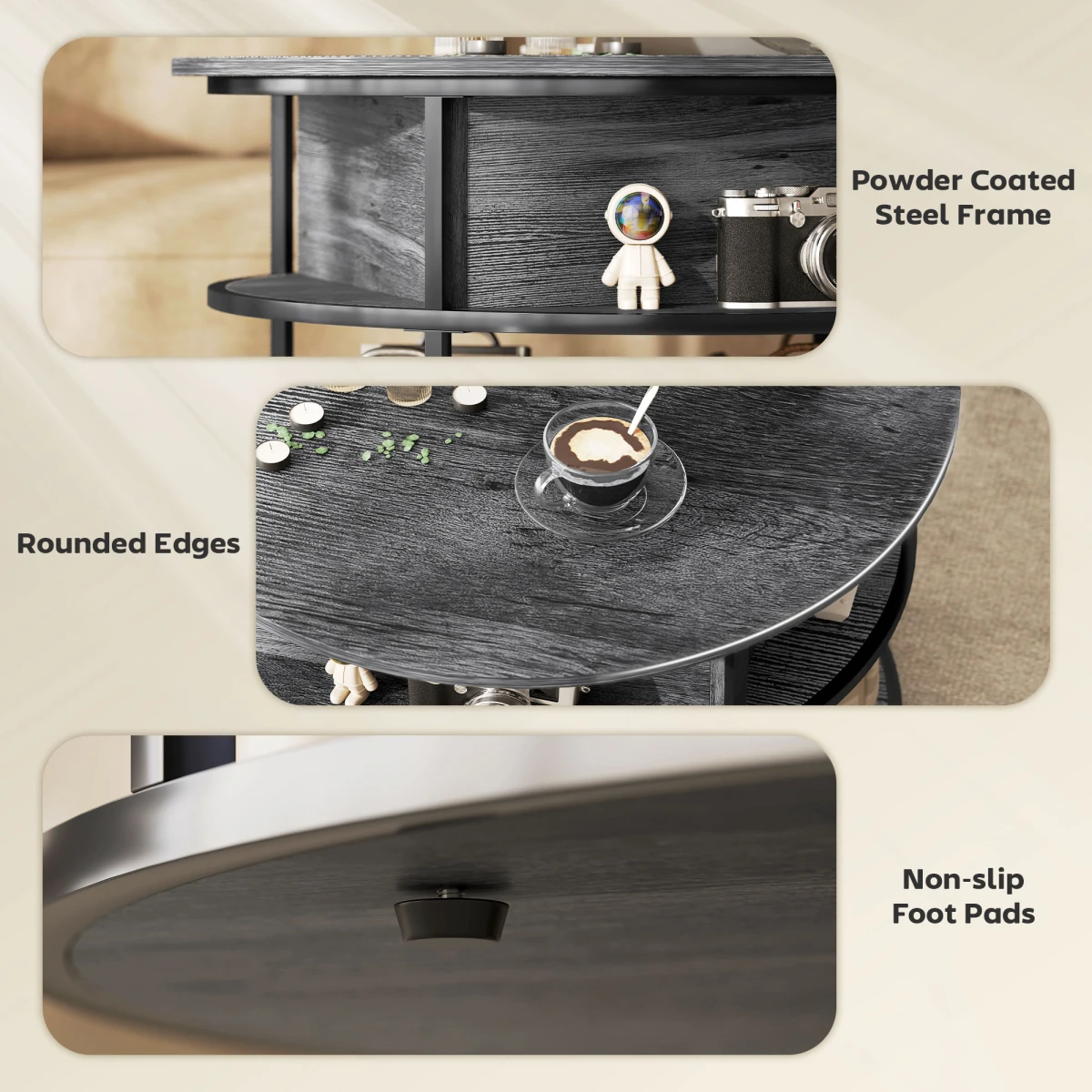 N/A Premium LiftTop Coffee Table 40cm Storage LR - Coffee Table