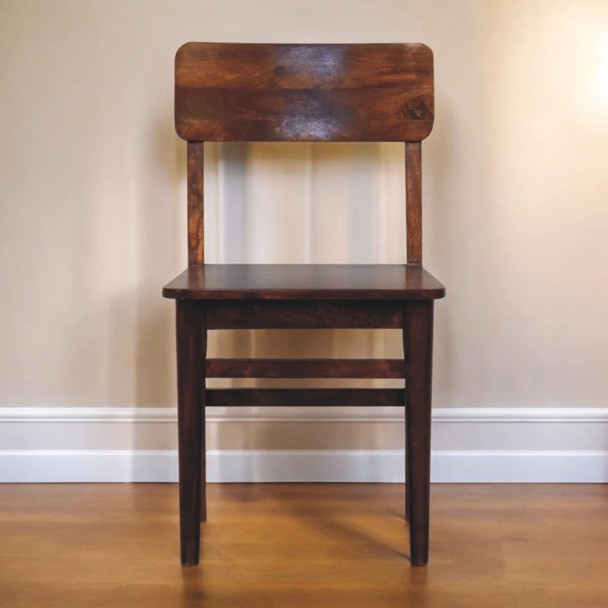 Artisan Mango Wood Dining Chair Dimensions Standard Chestnut Finish For Dining Rooms by Artisan Furniture