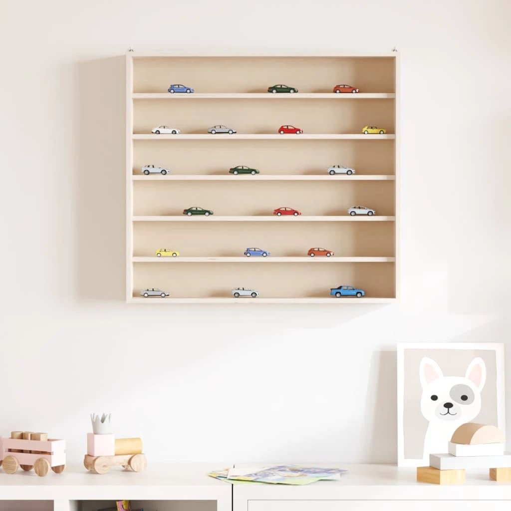 vidaXL Wall Display Cabinet with 6 Shelves 40x8.5x55 cm by vidaXL