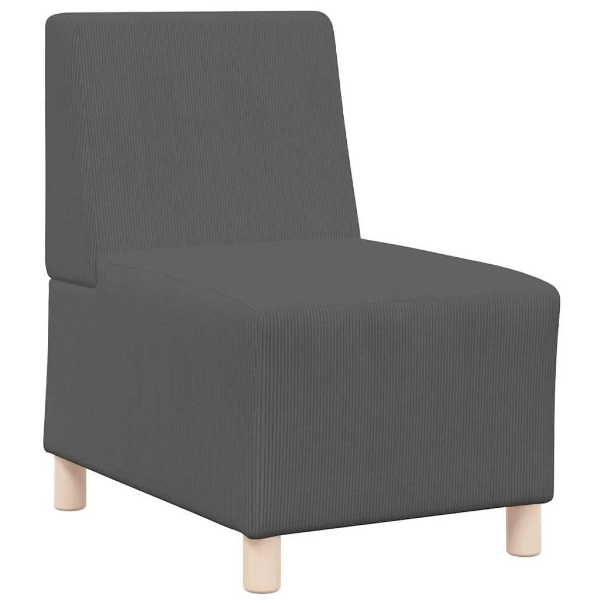 vidaXL VidaXL Armless Sofa 55x74x82 cm Corduroy For Living Room - Sofa