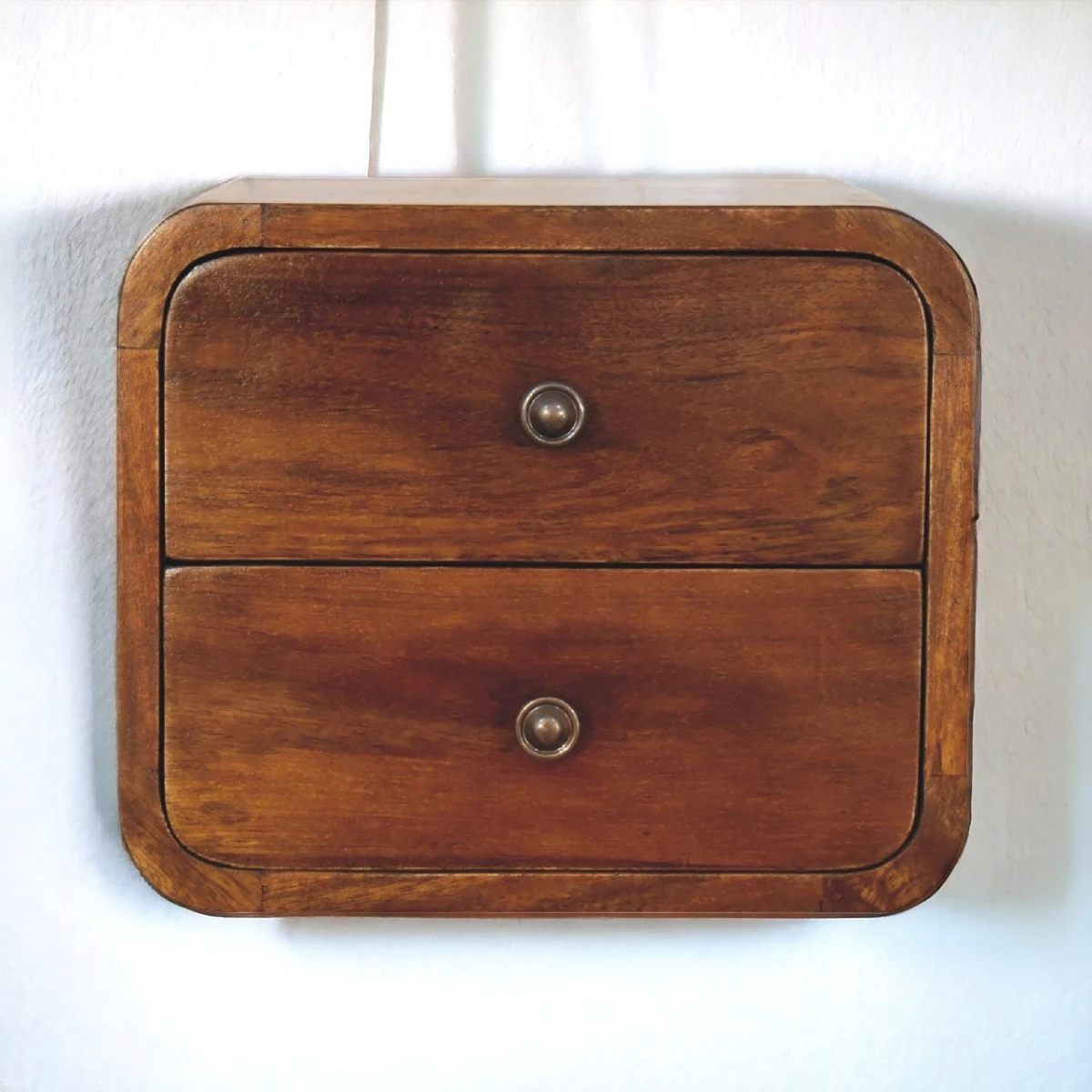 Artisan Bedside Mini Mango Two-Drawer Nightstand by Artisan Furniture