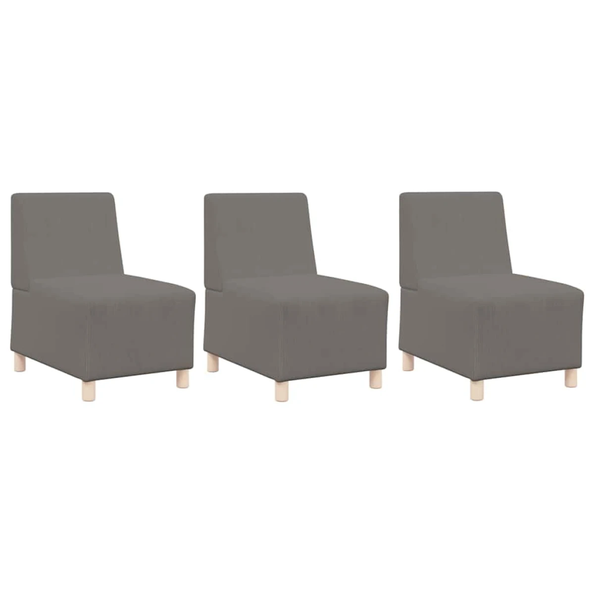 VidaXL Modular Sofa Unit 55x74x82cm Armless Design Home by vidaXL