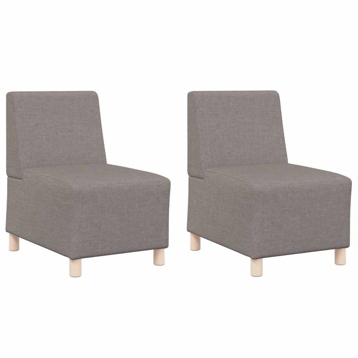 vidaXL VidaXL Modular Sofa Unit 55x74x82cm Armless Fabric Home - Sofa