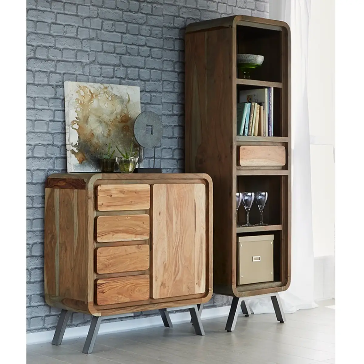 Indian Hub Aspen Medium Sideboard - Sideboard