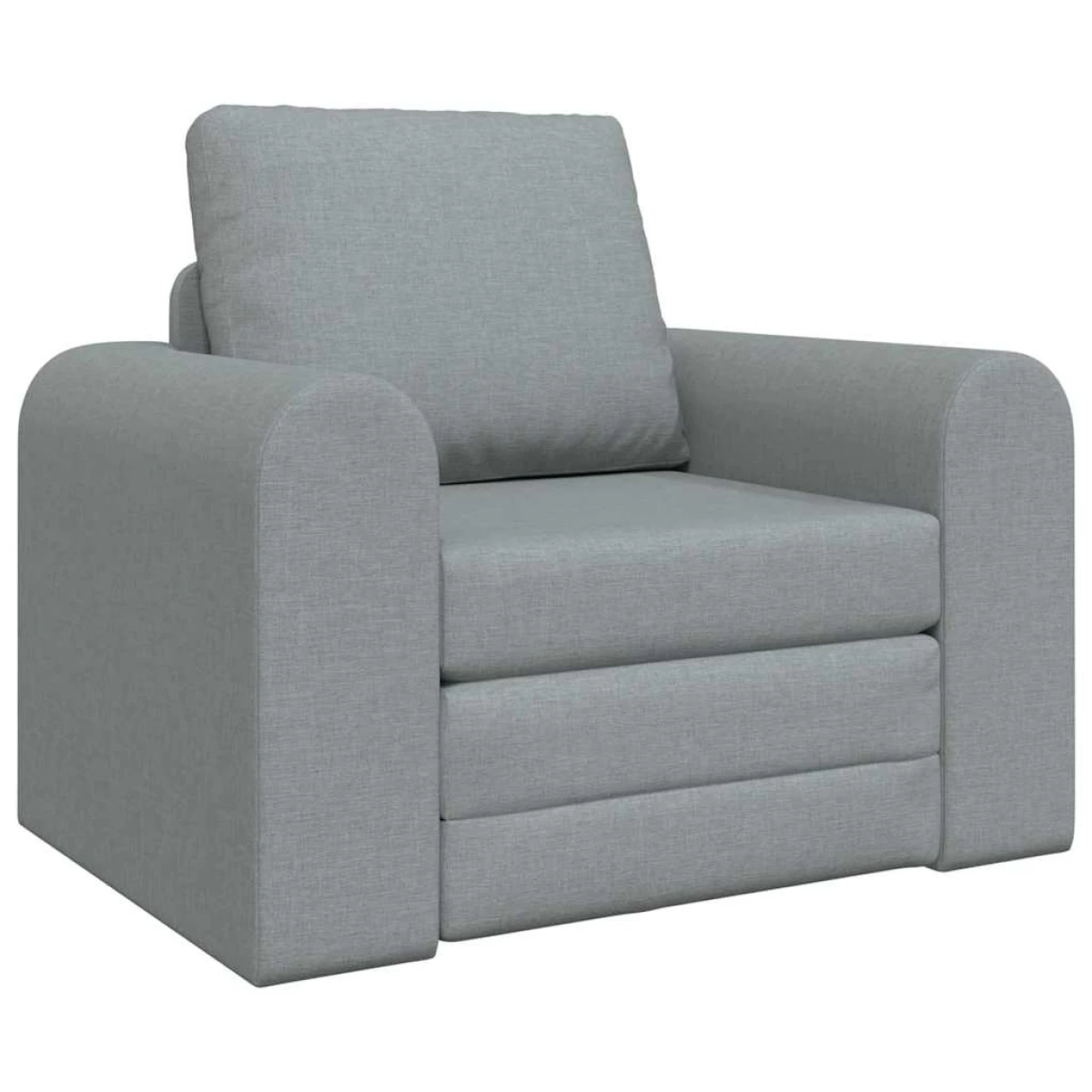 VidaXL Sofa Bed 98x71x83 Cm Light Grey Fabric Reading by vidaXL