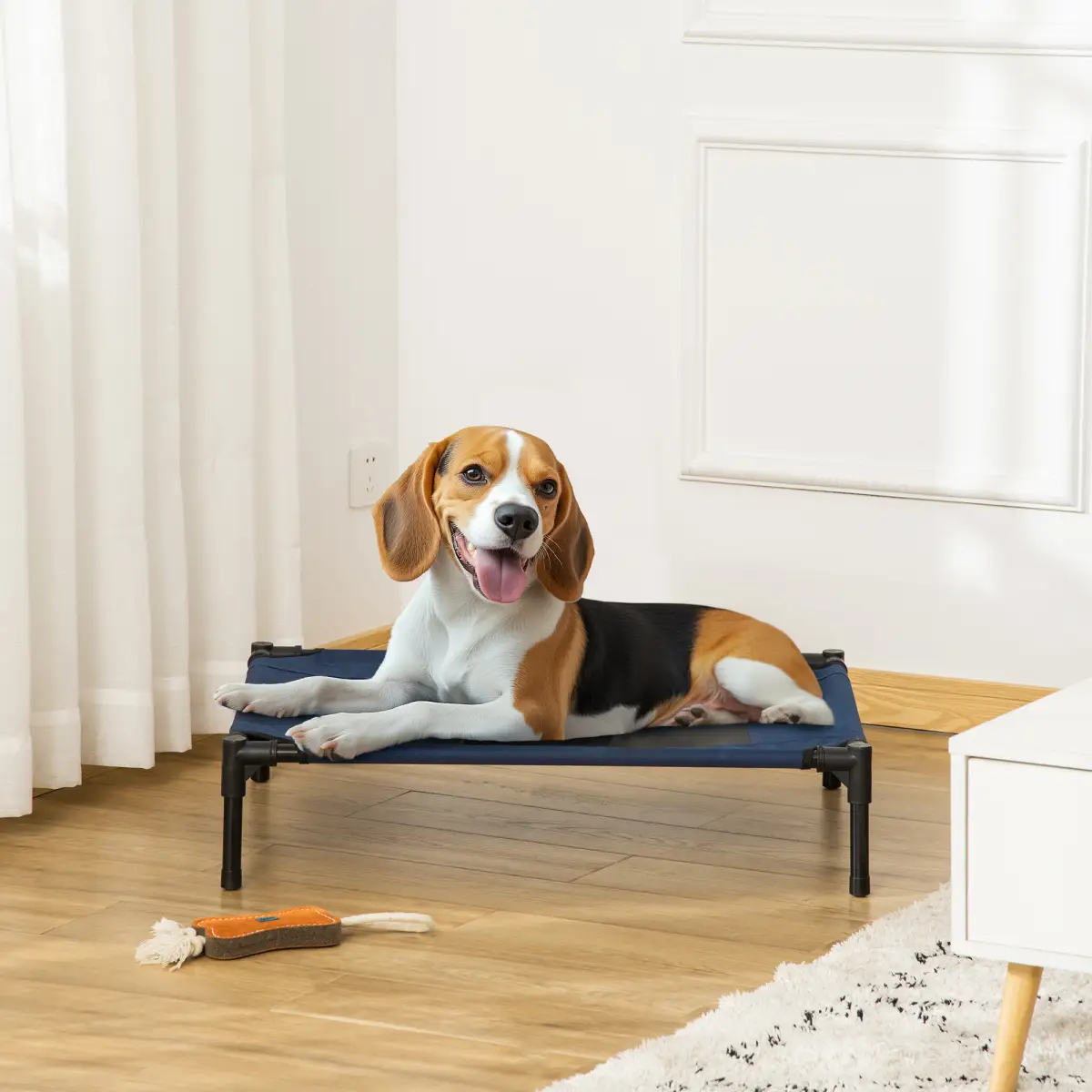 Pawhut Pet Bed Raised Cot Dog Cat Elevated Puppy Hammock Camping Portable Waterproof - Dog Beds