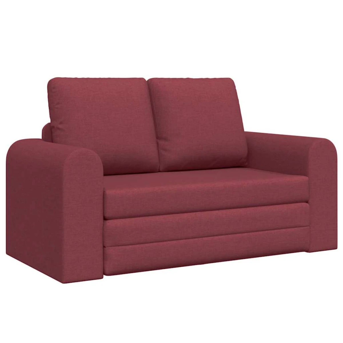 vidaXL VidaXL Sofa Bed 148 x 71 x 83 Cm Red Upholstery Lounge - Sofa Bed