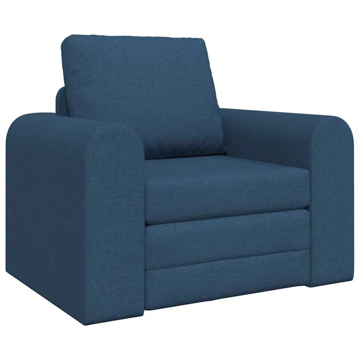 vidaXL VidaXL Sofa Bed 98x71x83 cm Blue Fabric Reading Armchair For Small Living Rooms And Lounges - Sofa