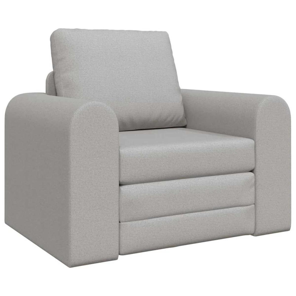 VidaXL Sofa Bed 98 x 71 x 83 cm Grey Fabric Reading Chair by vidaXL