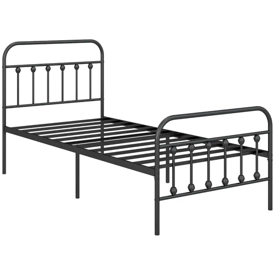 N/A Single Metal Bed Frame - Bed Frames