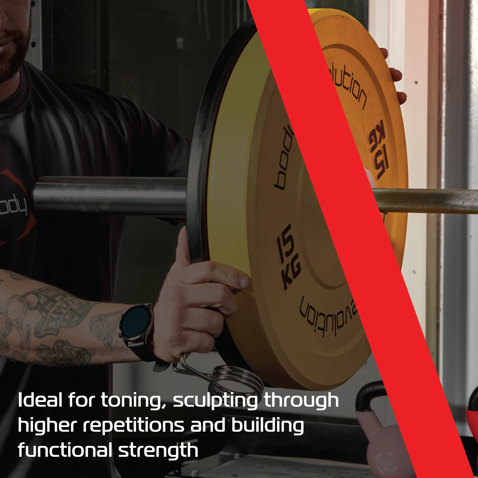 Monster Shop Full Set Fractional Bumper Plates -