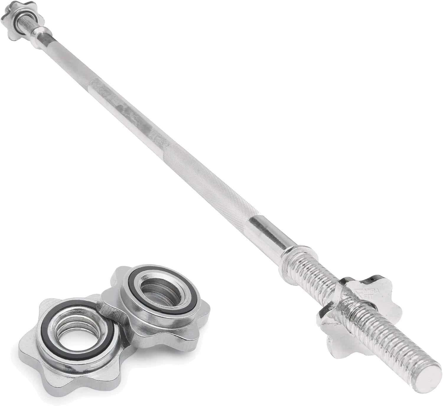Straight Barbell Bar - 1" Standard 1.2m with Spinlock by Monster Shop