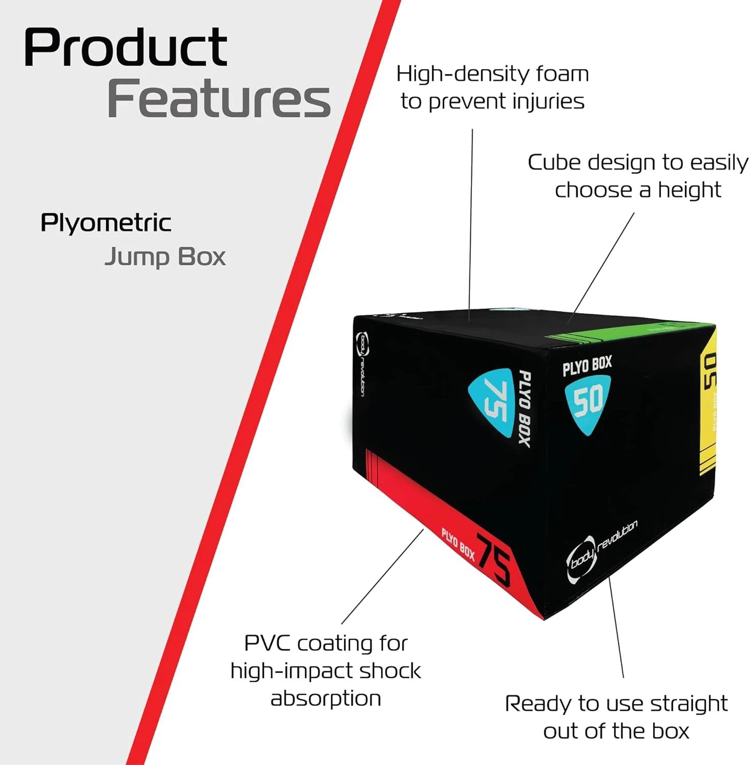 Monster Shop Large Body Revolution Plyo Box -