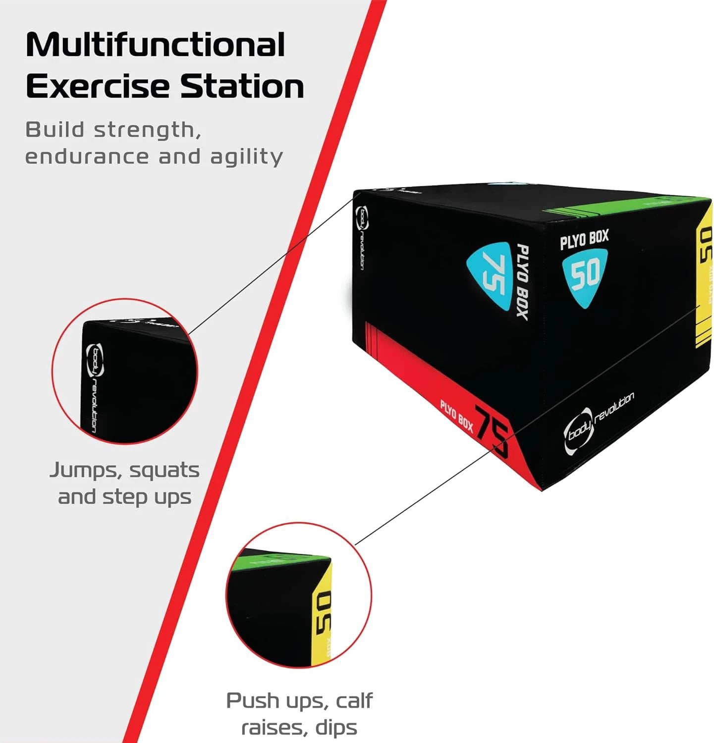 Large Body Revolution Plyo Box by Monster Shop