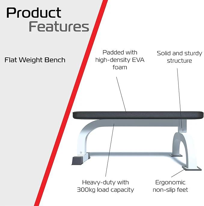 Monster Shop Heavy Duty Flat Bench -