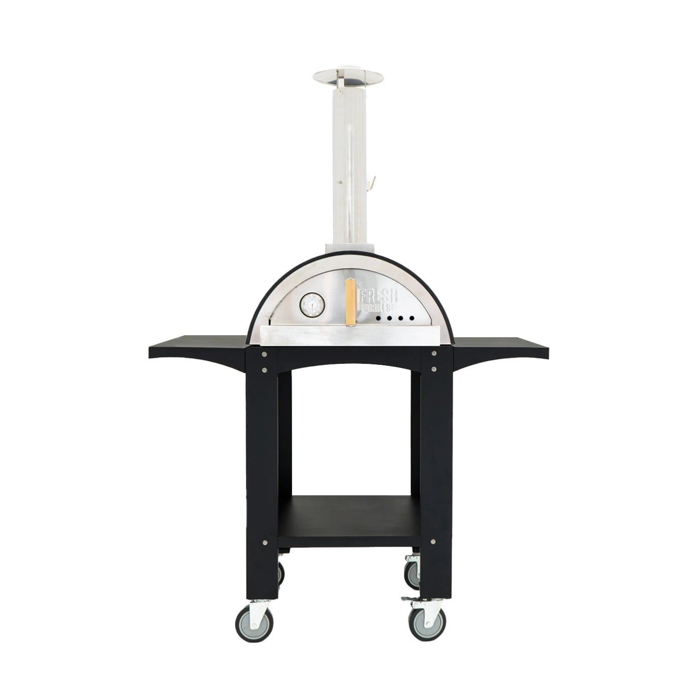 Fresh Grills Free Standing Extra Large Pizza Oven with Prep Stations by Monster Shop