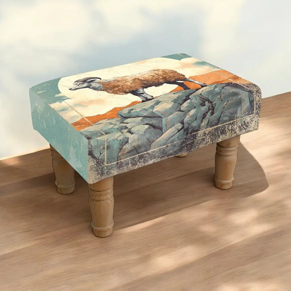 MSL SHEEP FOOTSTOOL - Footstool