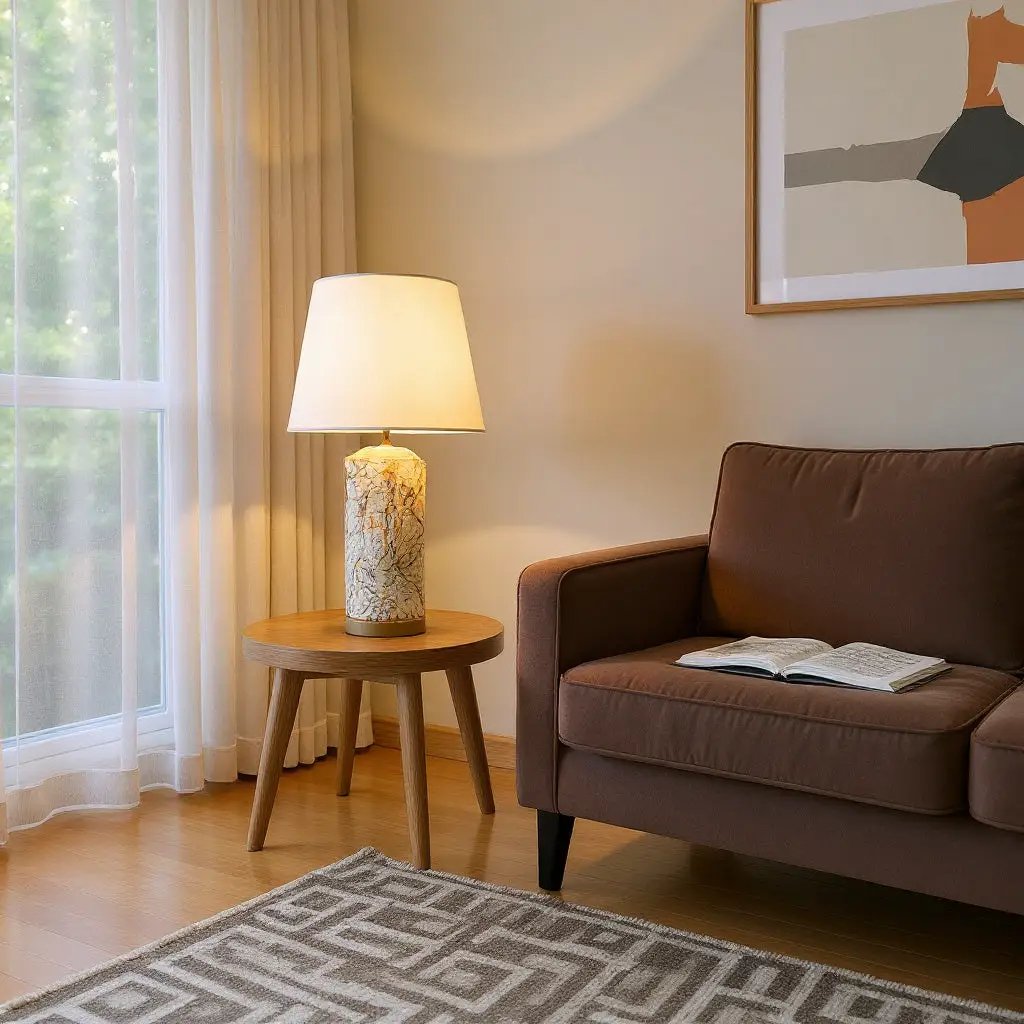 MSL 51CM CERAMIC TABLE LAMP - Lamp