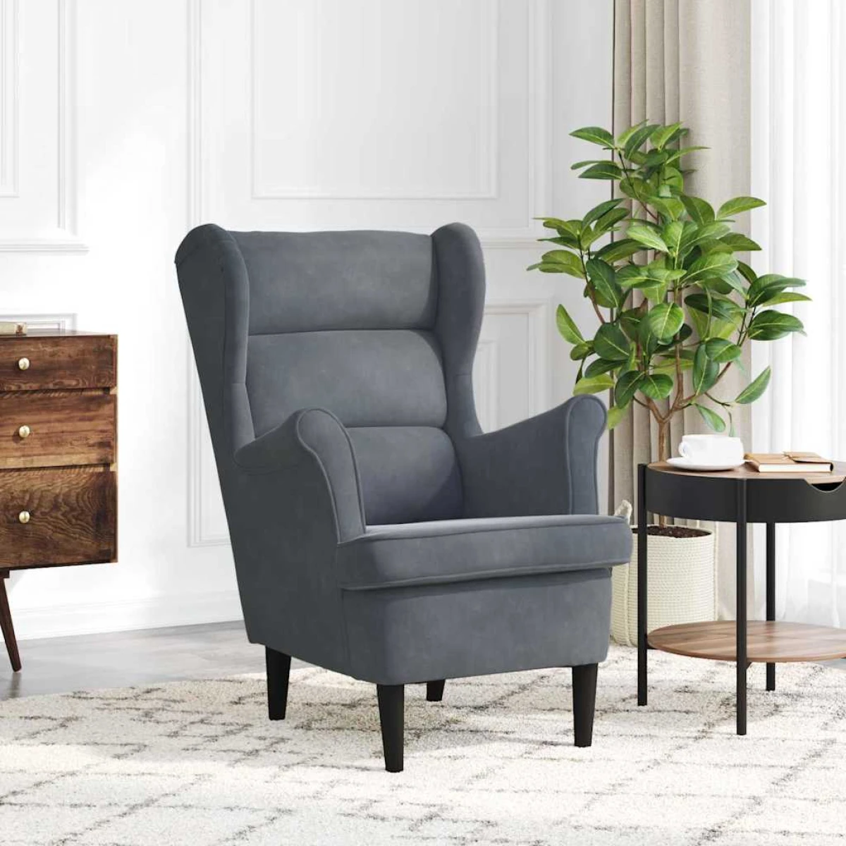 vidaXL VidaXL Armchair 71x92x91 Velvet Living Room - Armchair