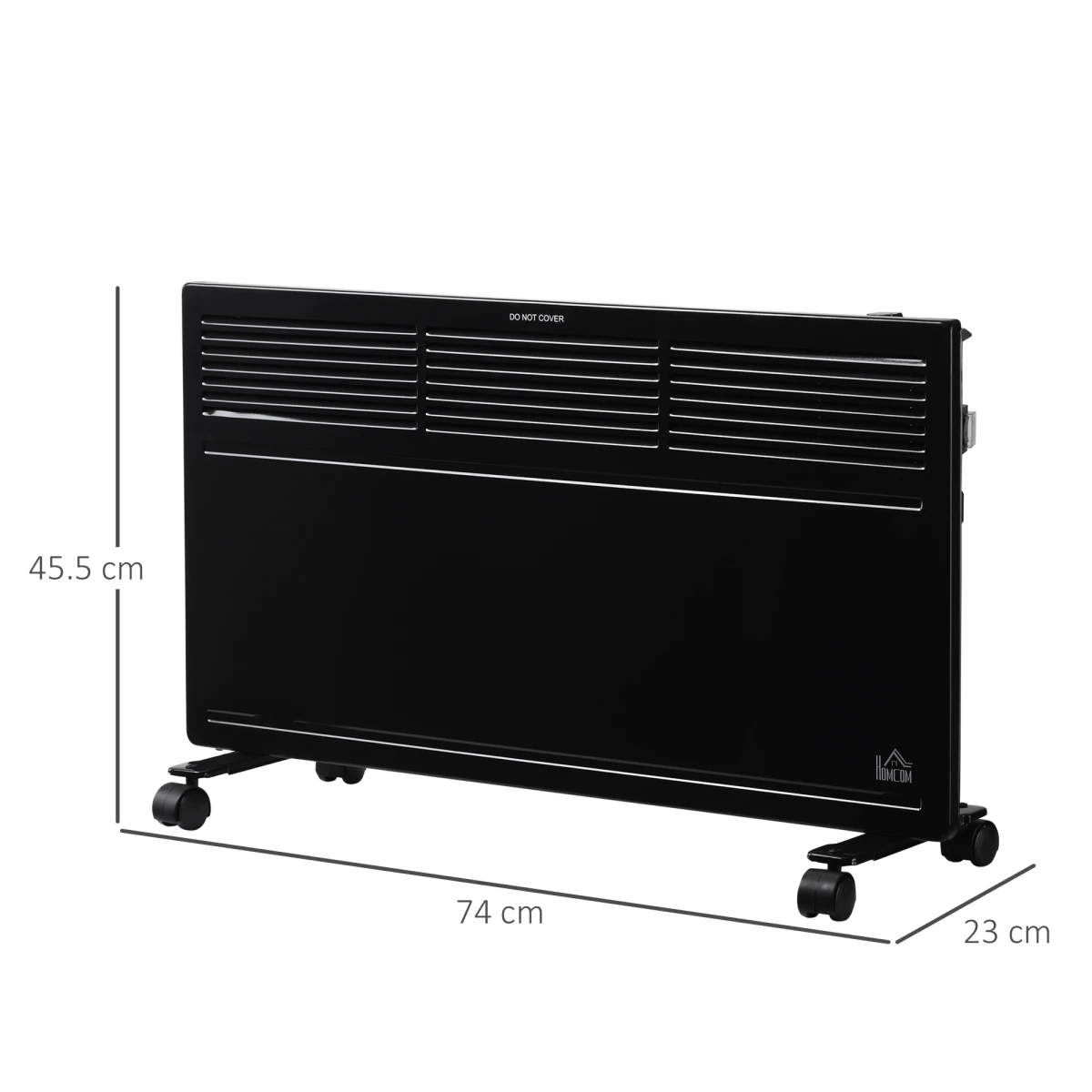 HOMCOM Convector Heater Compact TipOver Safe Home - Radiator