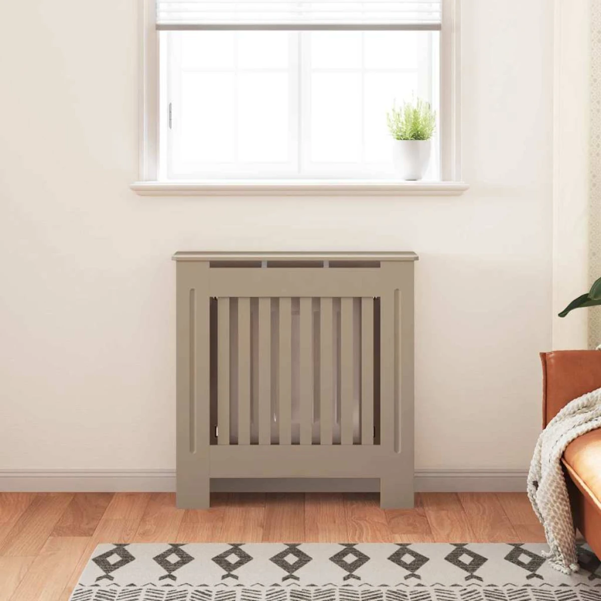 vidaXL Radiator Cover 78x19x81.5 Engineered Home by vidaXL