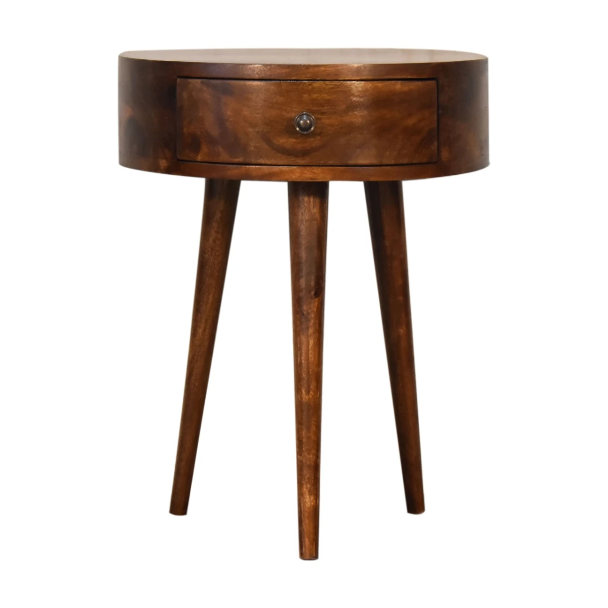 Artisan Furniture Artisan Bedside Chestnut SemiCircle Mango Bedroom - Bedside Table