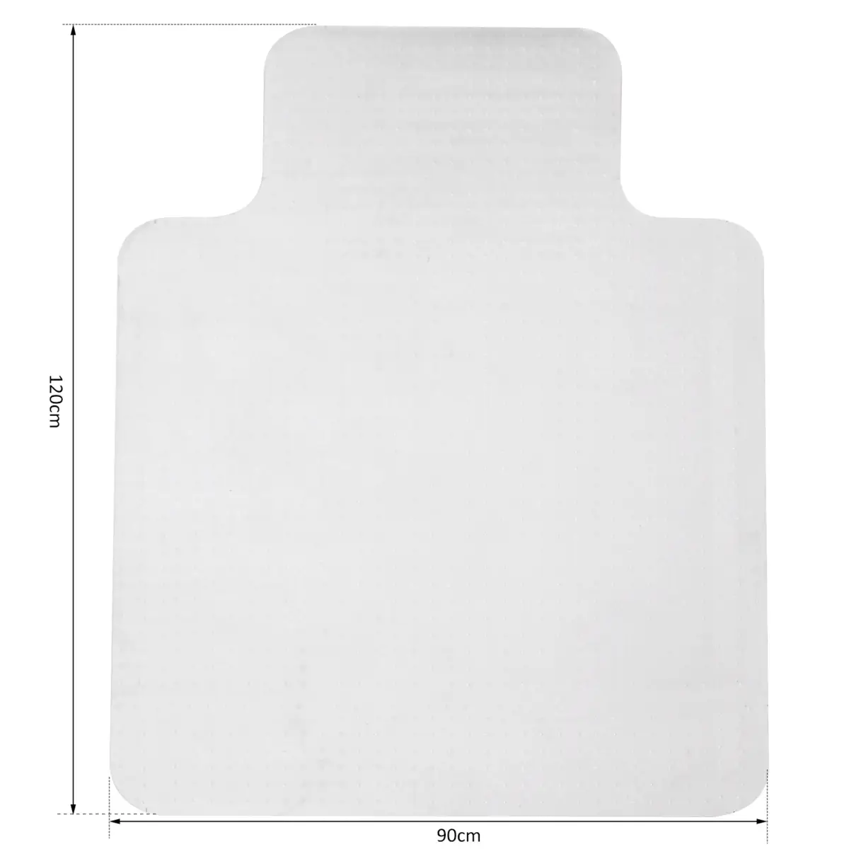 Unbranded Office Carpet Protector Chair Mat Spike Non Slip Chairmat Frosted HOMCOM - Rug