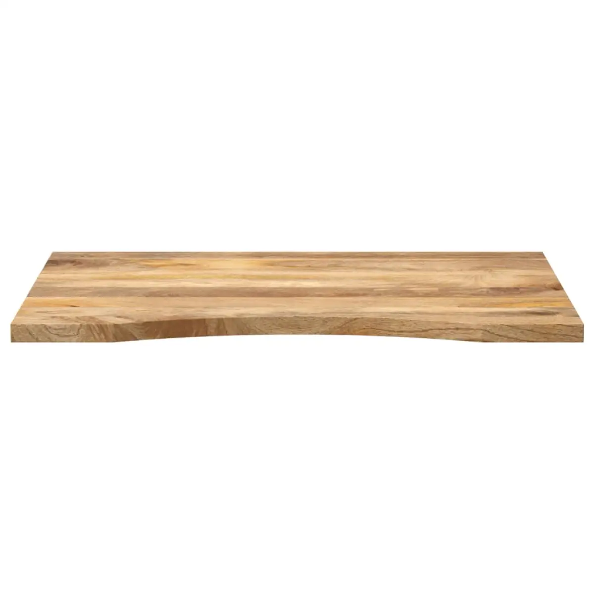 vidaXL vidaXL Desk Top with Curve 90x50x2.5 cm Solid Wood Rough Mango - Desk