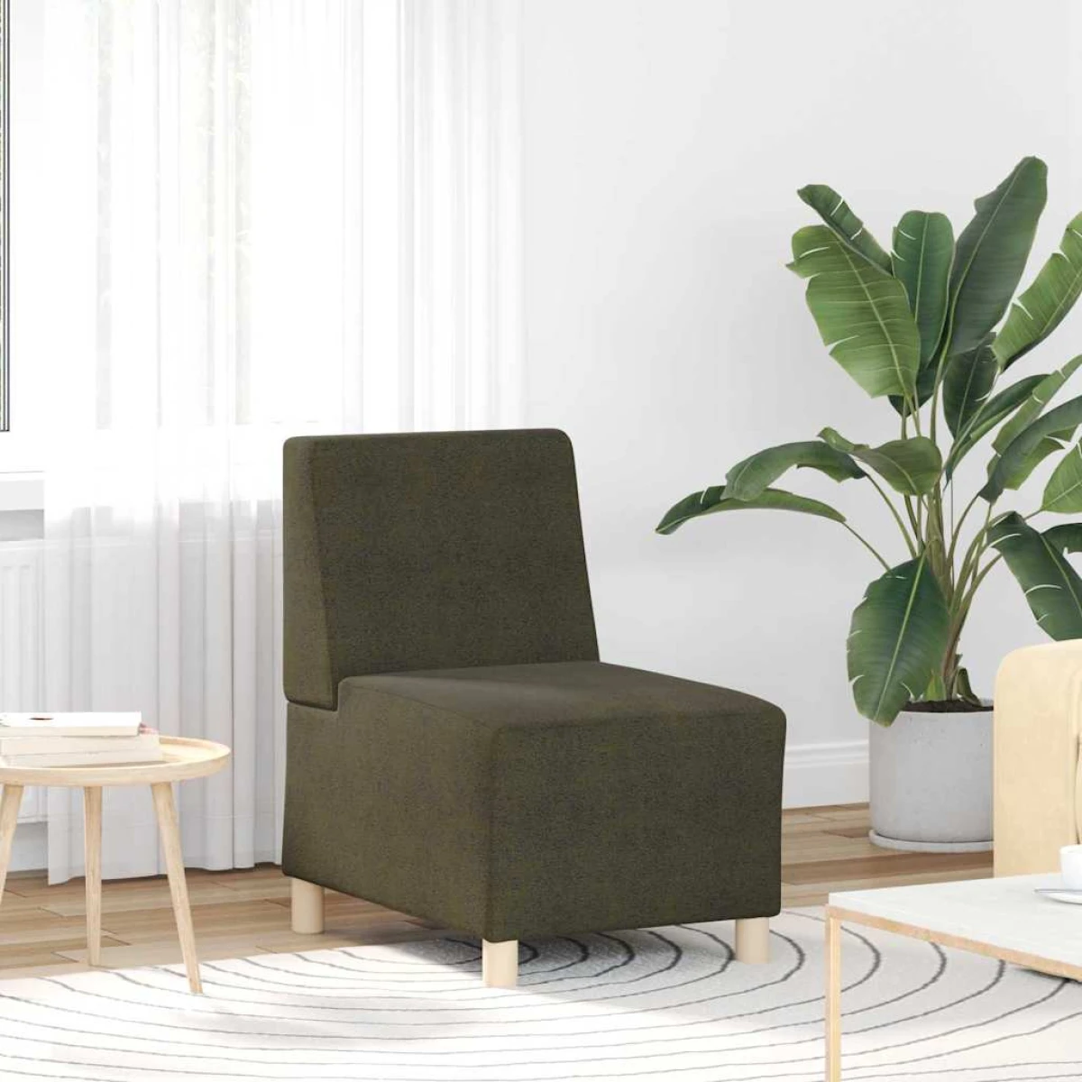 VidaXL Sofa Chair 55x74x82cm Faux Suede Accent Chair by vidaXL