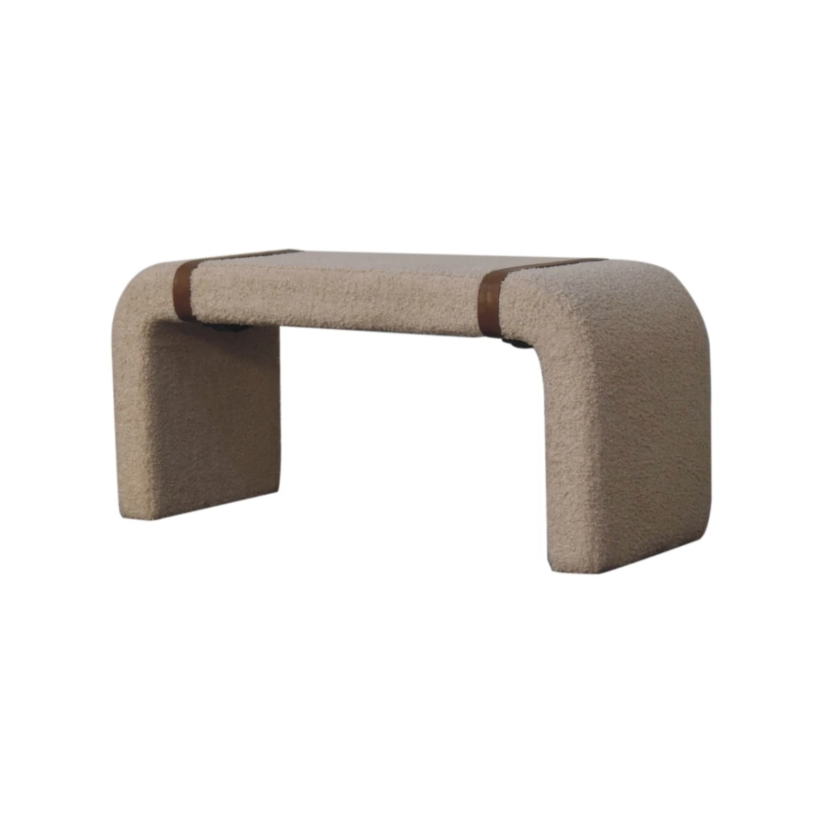 Artisan Furniture Artisan Bench Belted Leather Straps Living Room - Bench