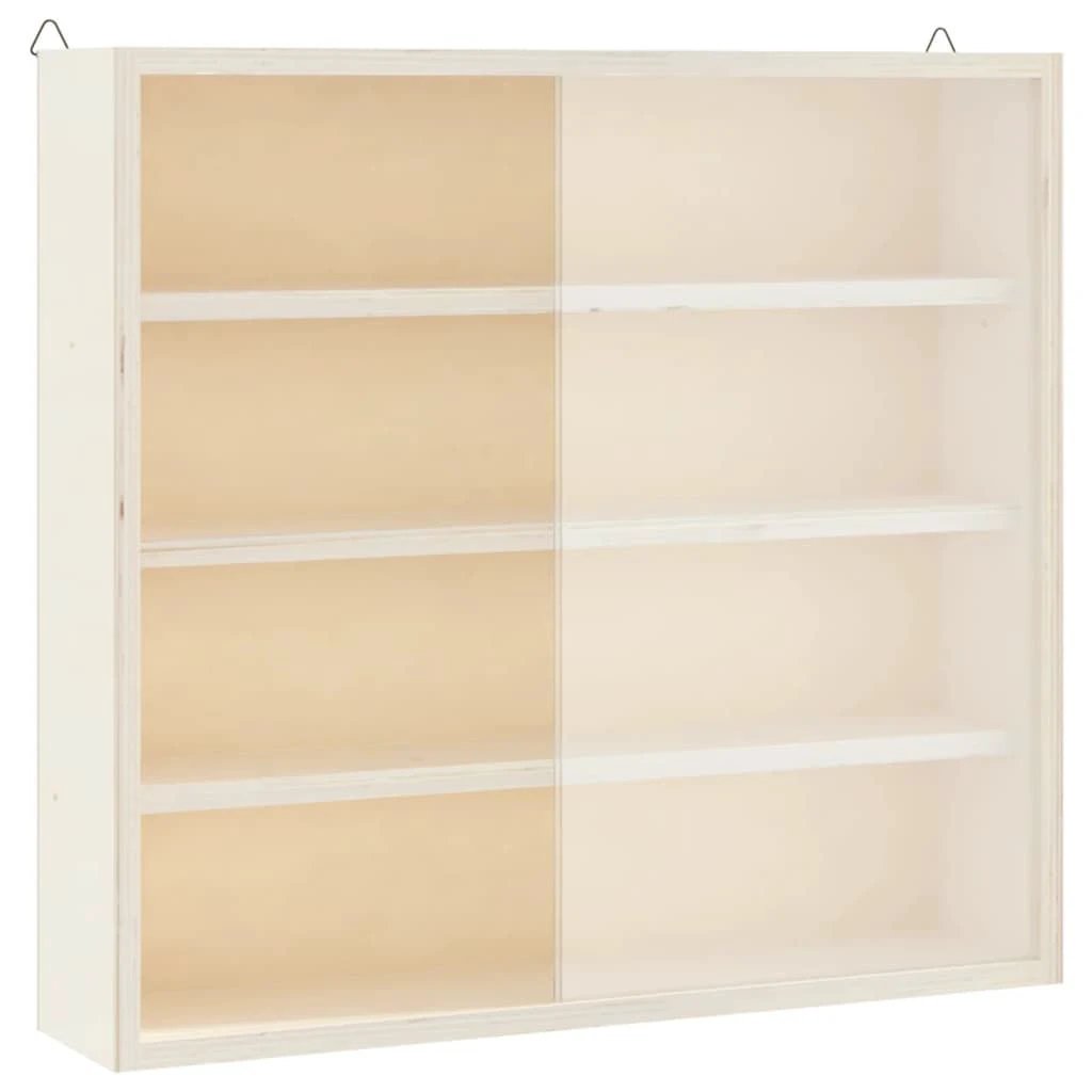 vidaXL Wall Display Cabinet with Doors 40x8.5x37 cm by vidaXL